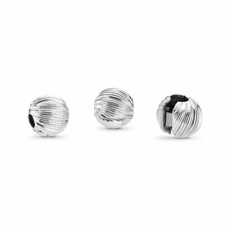 Pandora Seeds Of Elegance Clip - Sterling Silver/Silicone - Canada | QL2437LS